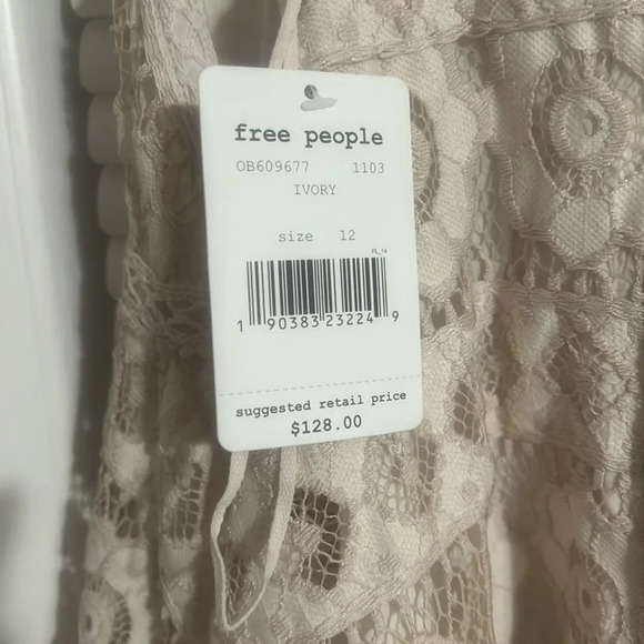 NWT free people women’s just like honey lace A-line dress size 12 - Picture 6 of 7